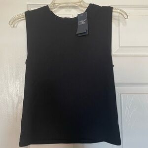 Abercrombie & Fitch Black Sleeveless Tank Top